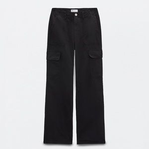 Zara black cargos